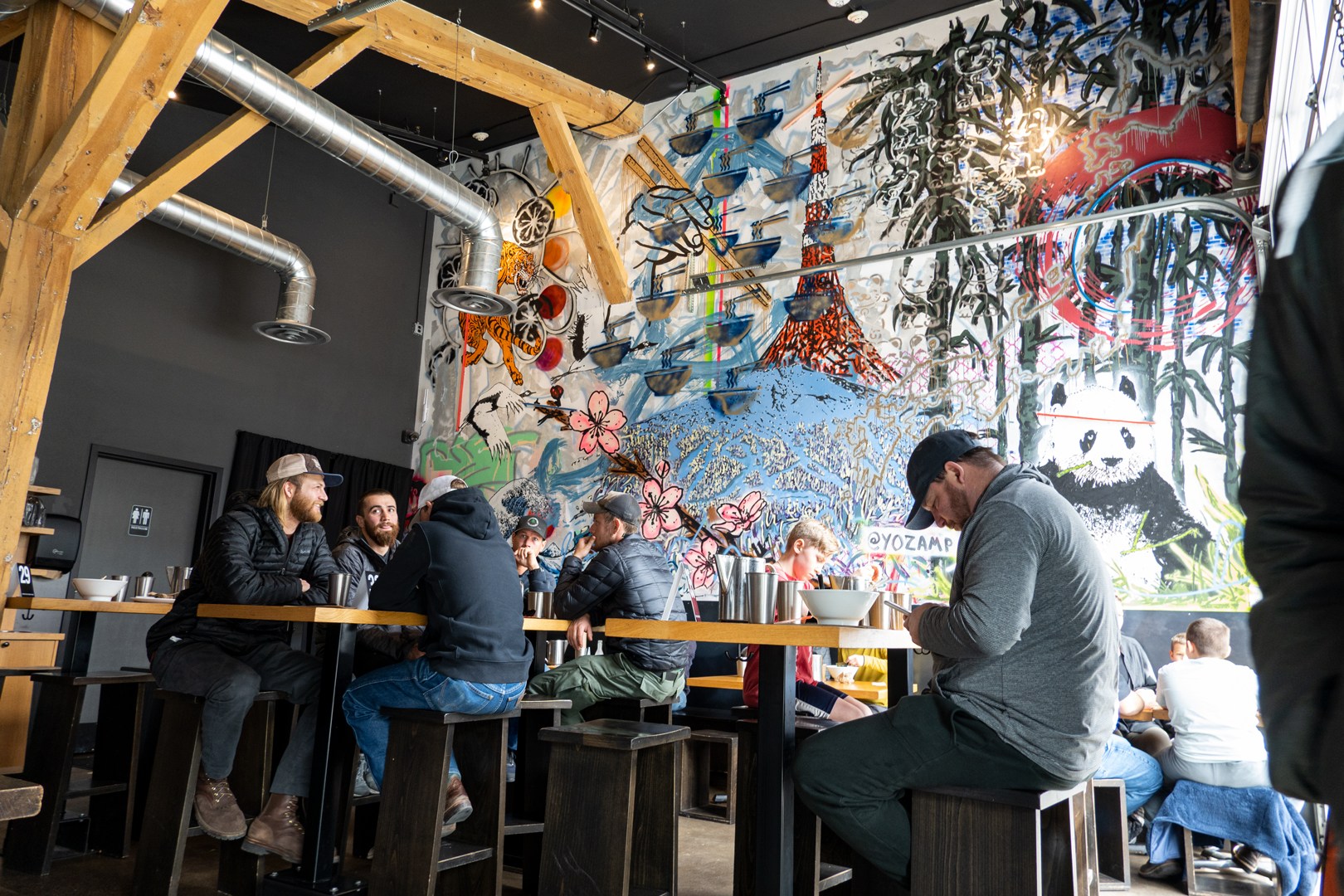 Interior of Miyagi Ramen in Bend Oregon