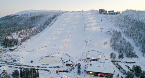 aerial view of Levi Ski Resort