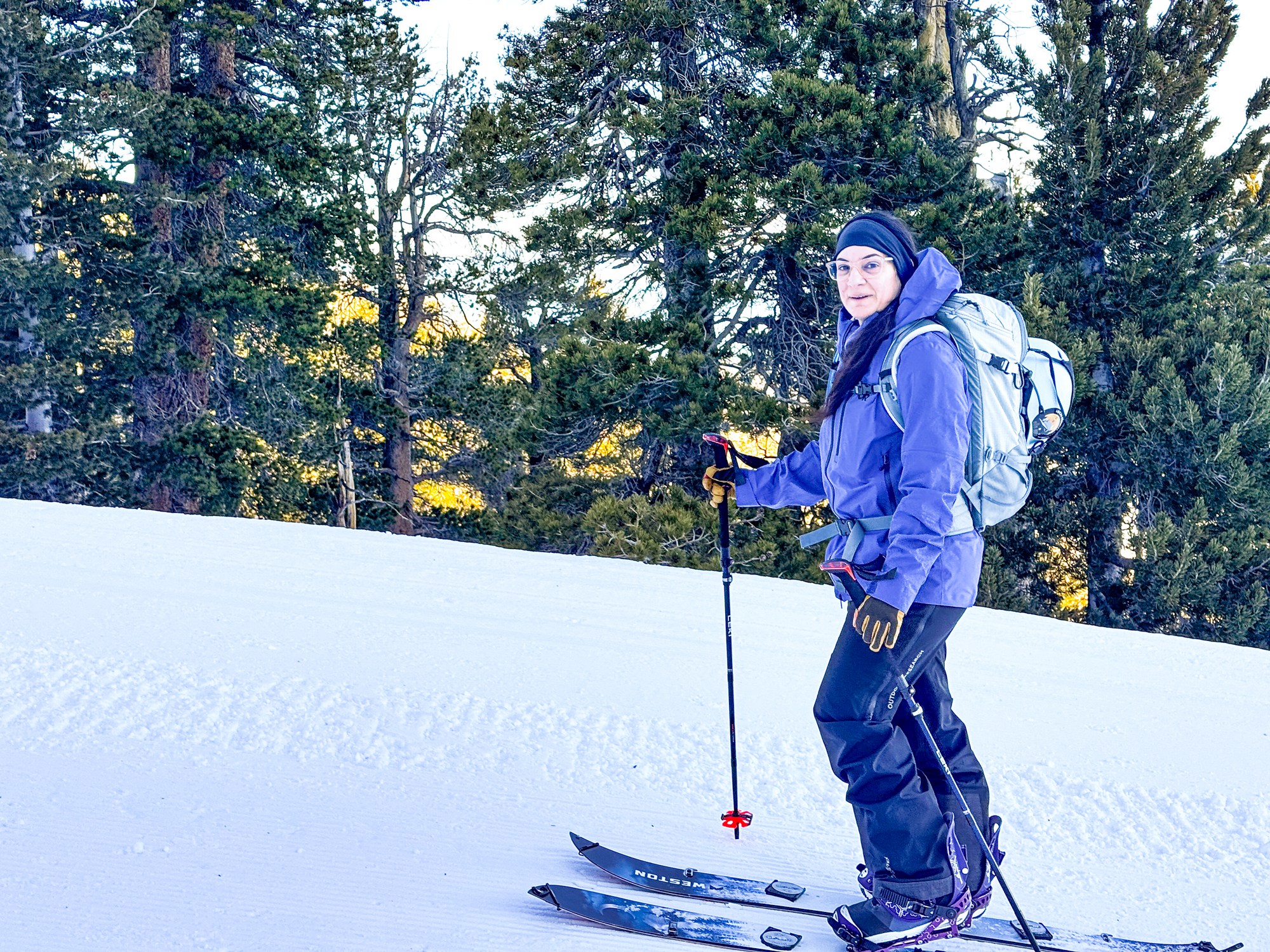 OR hemispheres womens shell jacket for backcountry skiing