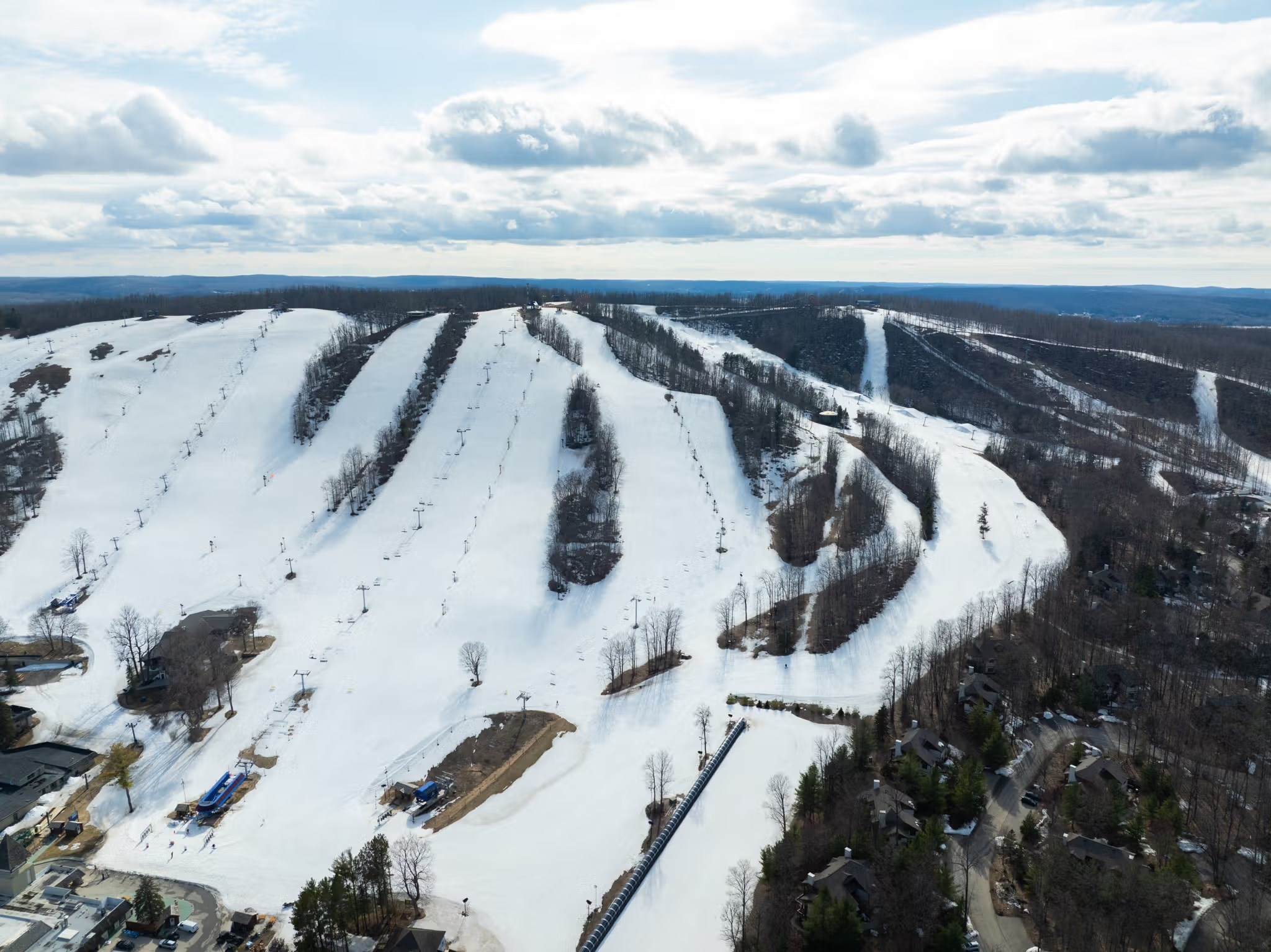 spring skiing at Boyne Mountain