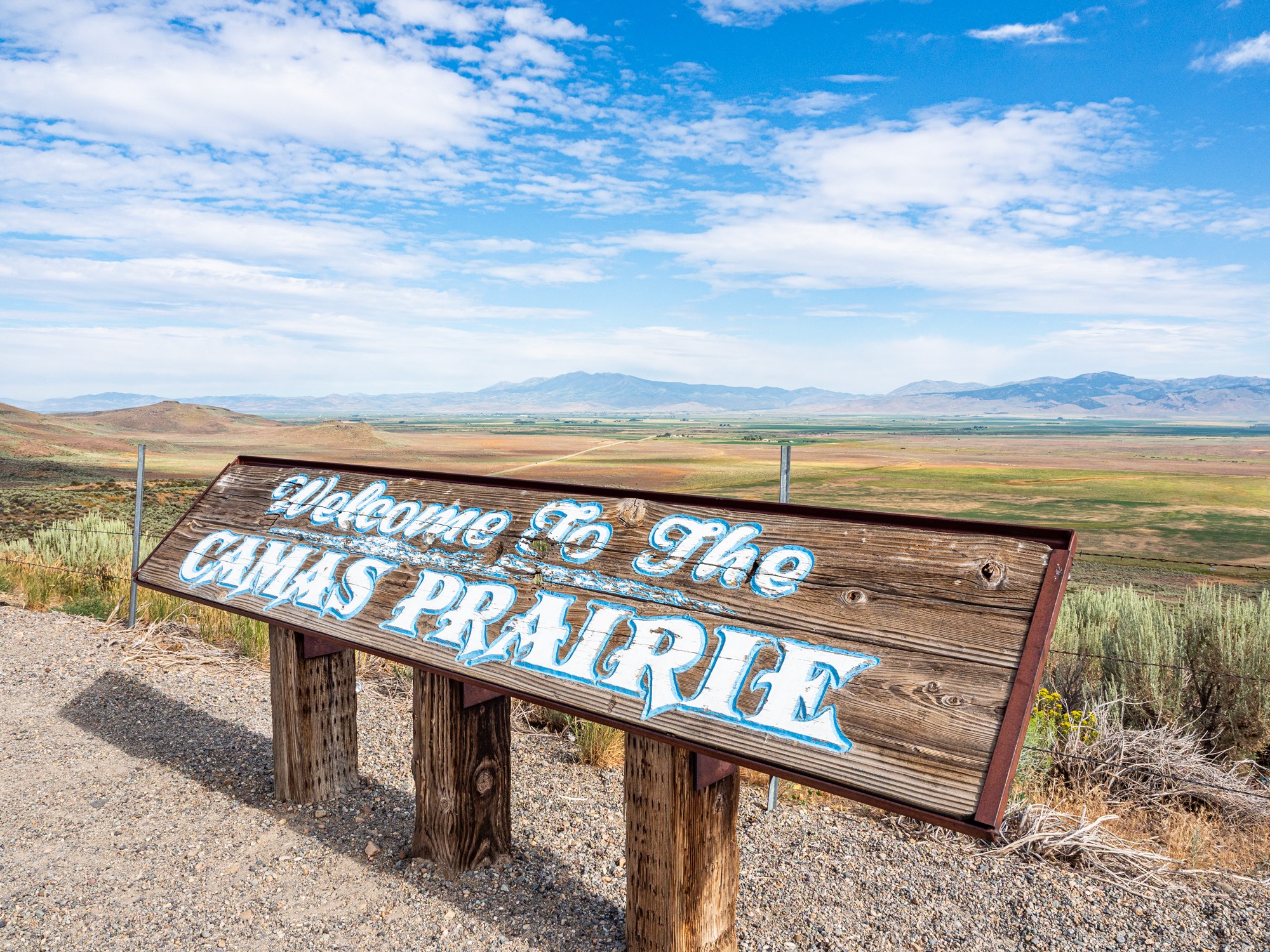 Camas Prairie Scenic Overlook near Fairfield Idaho