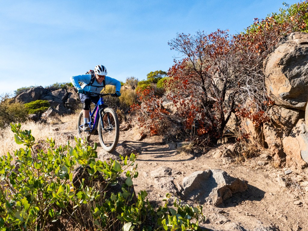 Fun rock terrain on Lower C.O.D. in Bend Oregon