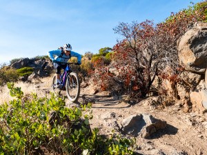 Fun rock terrain on Lower C.O.D. in Bend Oregon